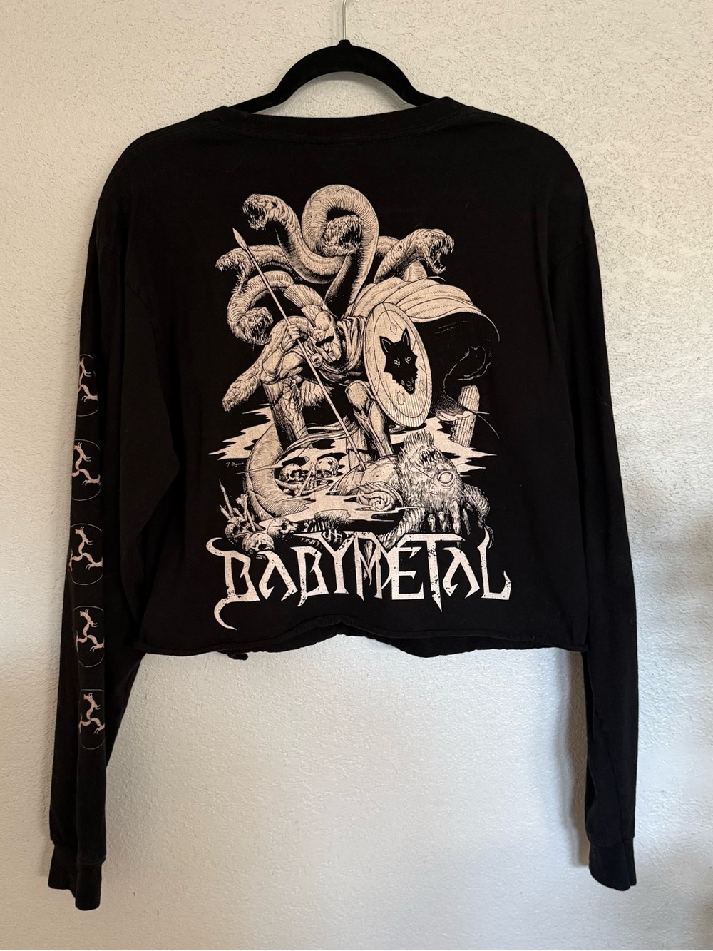 Babymetal Black Graphic Long Sleeve Tee
